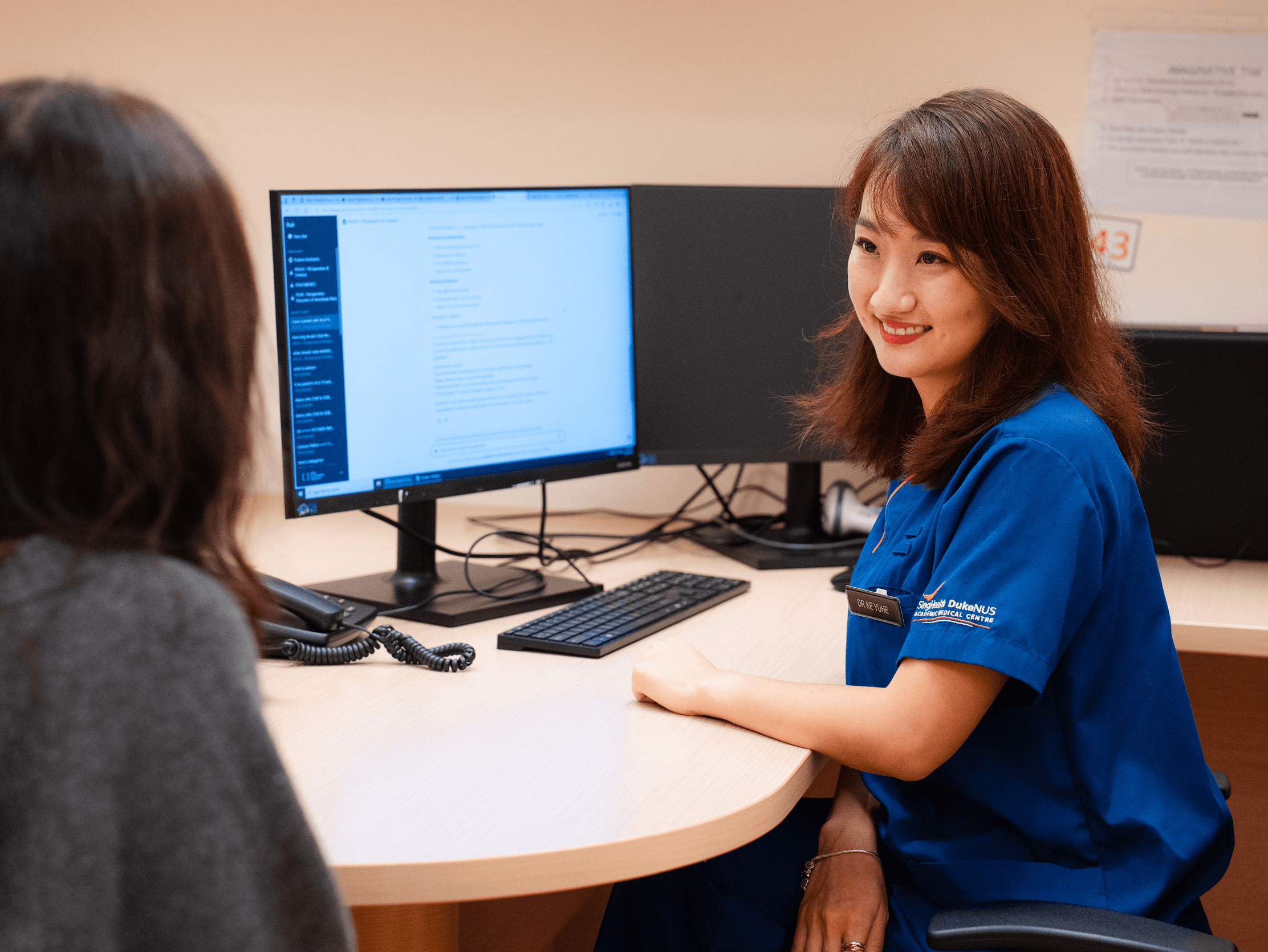 Healthcare worker using Pair